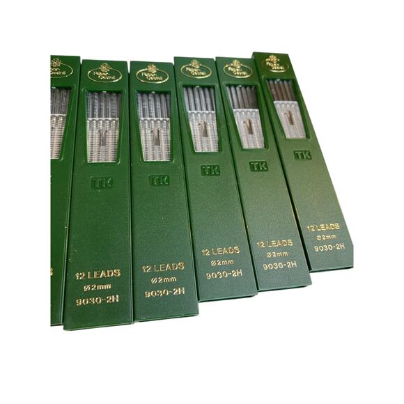 Faber-Castell 84 Drawing Leads (7 Packs of 12) 9030-2H Refills .2mm - Picture 3 of 6